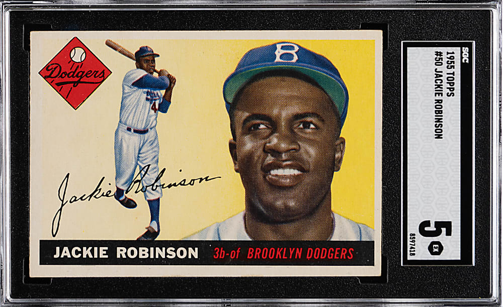 1955 Topps #50 Jackie Robinson SGC EX 5
