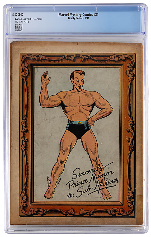 1941 Timely Comics Marvel Mystery Comics #21 First Appearance of Patriot, Stan Lee Text Story - CGC 2.5