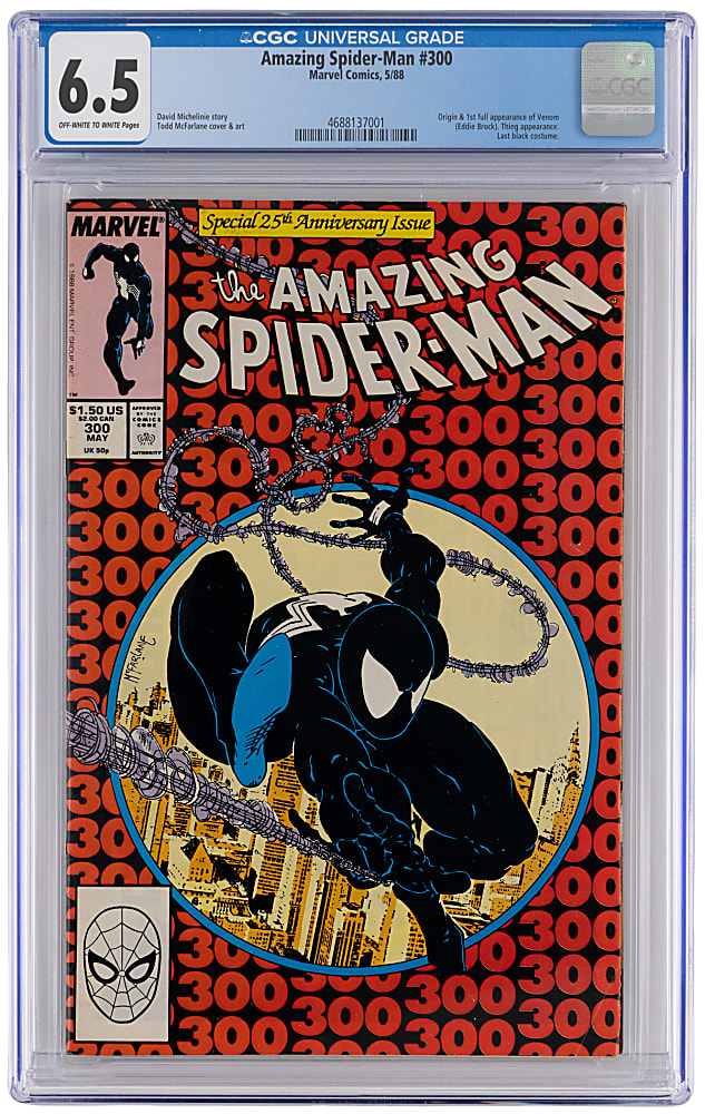 1988 Marvel Amazing Spider-Man #300 First Full Appearance of Venom - CGC 6.5
