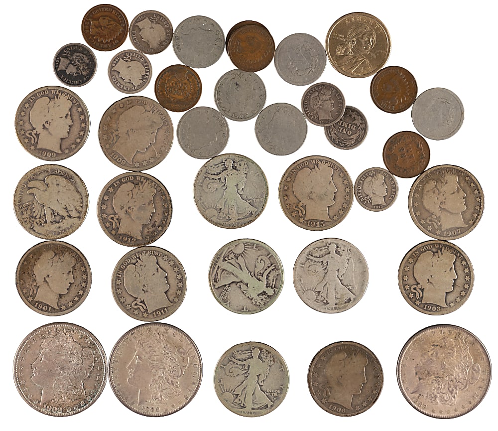 1882-2009 U.S. Coin Collection (73) with (60) Silver Coins