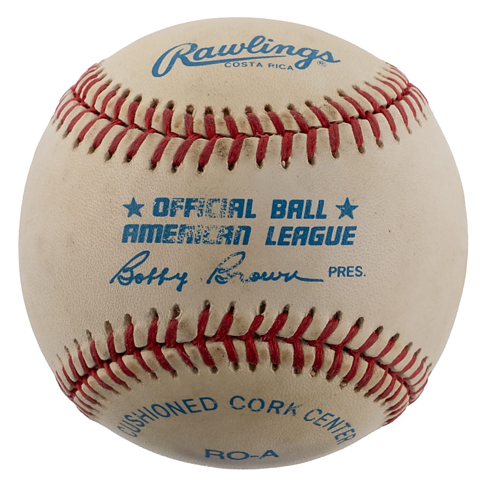Mickey Mantle Single-Signed OAL/Brown Baseball - Full JSA LOA