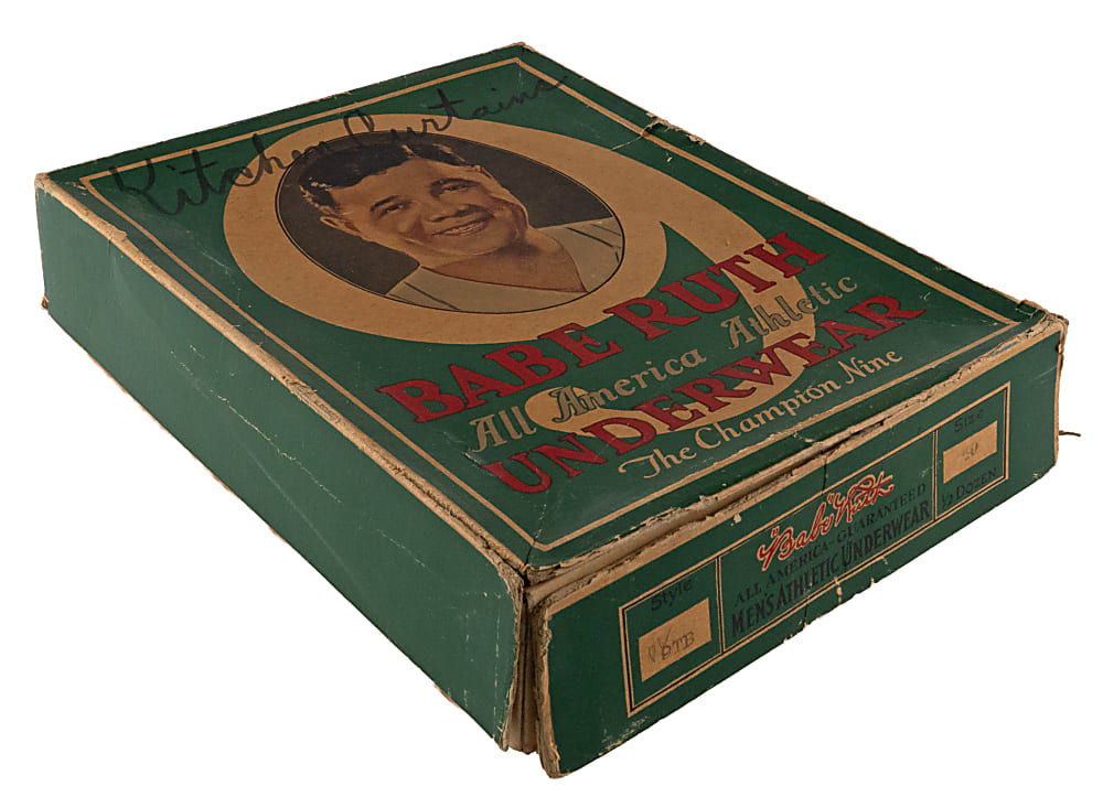 1920s Babe Ruth All America Athletic Underwear with Tag and Factory Box