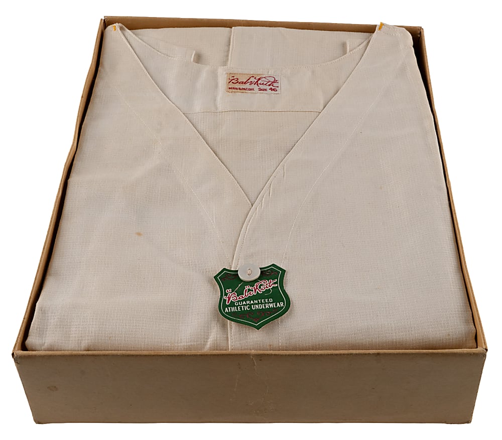 1920s Babe Ruth All America Athletic Underwear with Tag and Factory Box