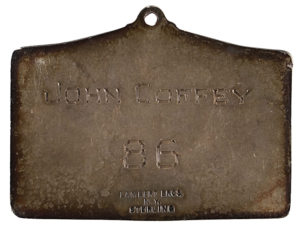 1931 New York Giants Sterling Silver Season Pass by Lambert Bros.