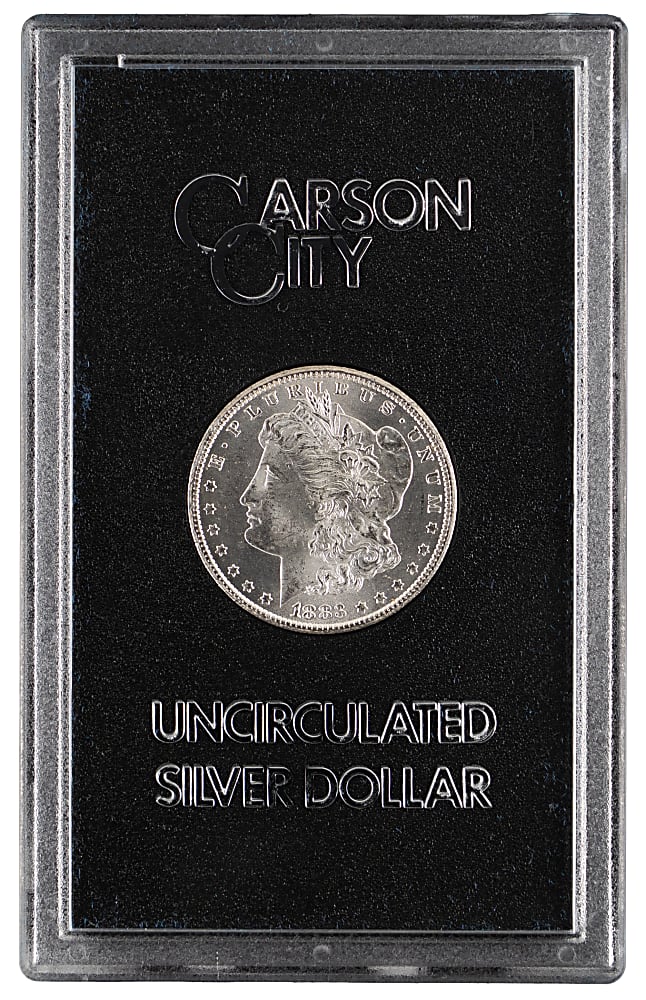 1883-CC GSA Morgan Silver Dollar with Black Box & COA