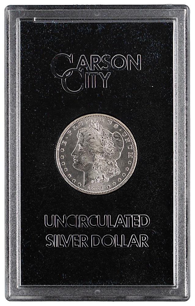 1884-CC GSA Morgan Silver Dollar with Black Box & COA
