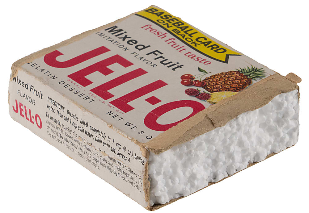 1963 Jell-O Partial Box with #51 Al Kaline