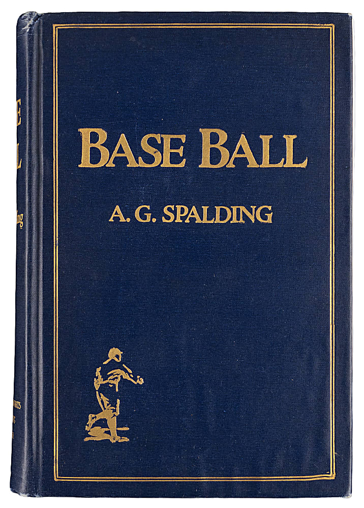 Circa 1911 "America's National Game" by A. G. Spalding Presentation Edition - Given to 19th Century Baseball Player Fred Woodcock