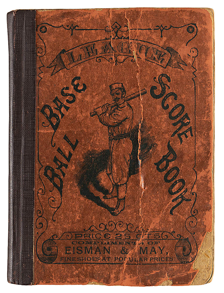 1887 Burch & Wildman Exceedingly Rare National League Champion Detroit Wolverines League Base Ball Score Book