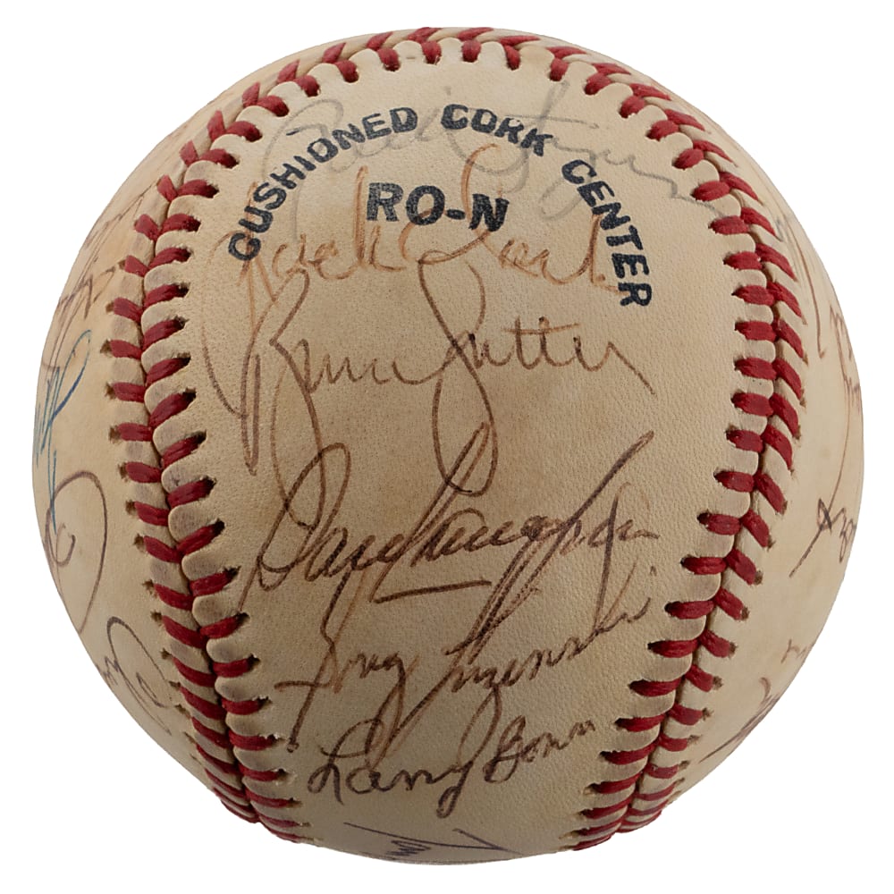 1978 National League All-Stars Team-Signed ONL/Feeney Baseball with (27) Signatures Including (8) Hall of Famers & Pete Rose
