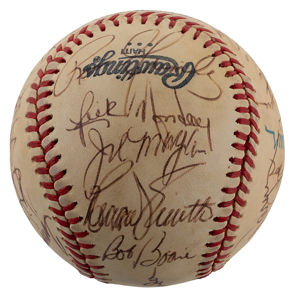 1978 National League All-Stars Team-Signed ONL/Feeney Baseball with (27) Signatures Including (8) Hall of Famers & Pete Rose