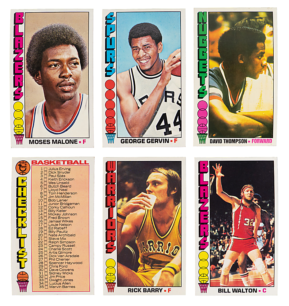 1976-1977 Topps Basketball Complete Set (144) - Clean!