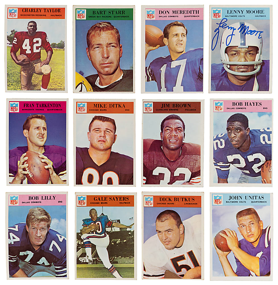 1966 Philadelphia Gum Football Complete Set (198) with Wrapper