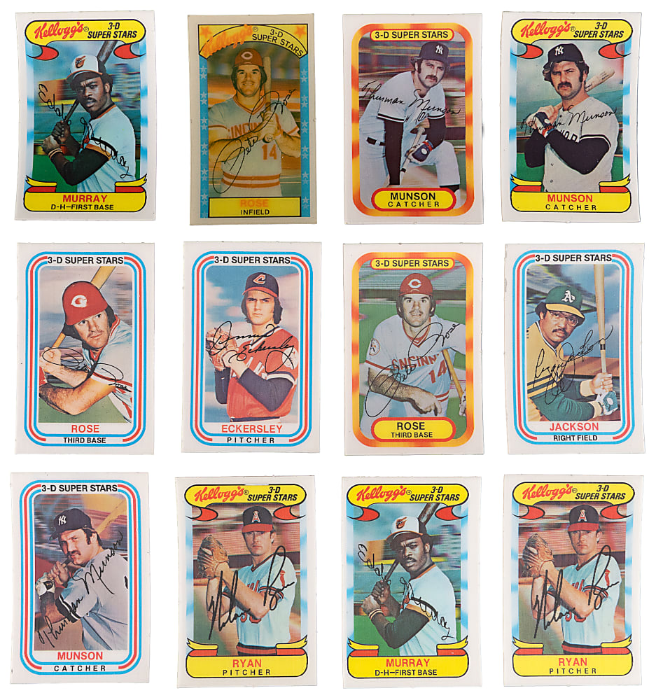 1976-1983 Kellogg's Complete Sets (7) - Sharp!