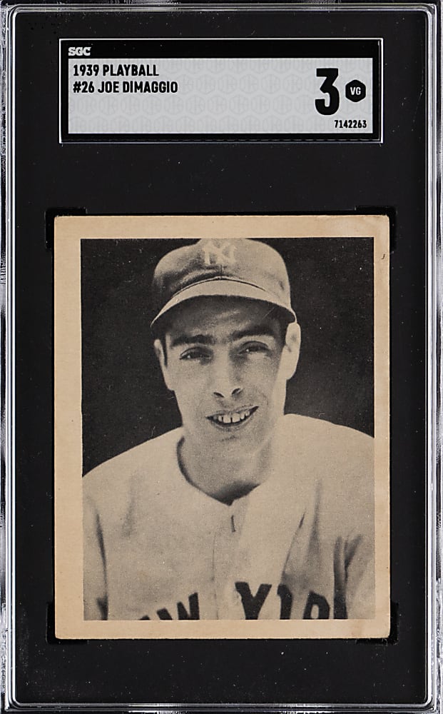 1939 Play Ball #26 Joe DiMaggio SGC VG 3