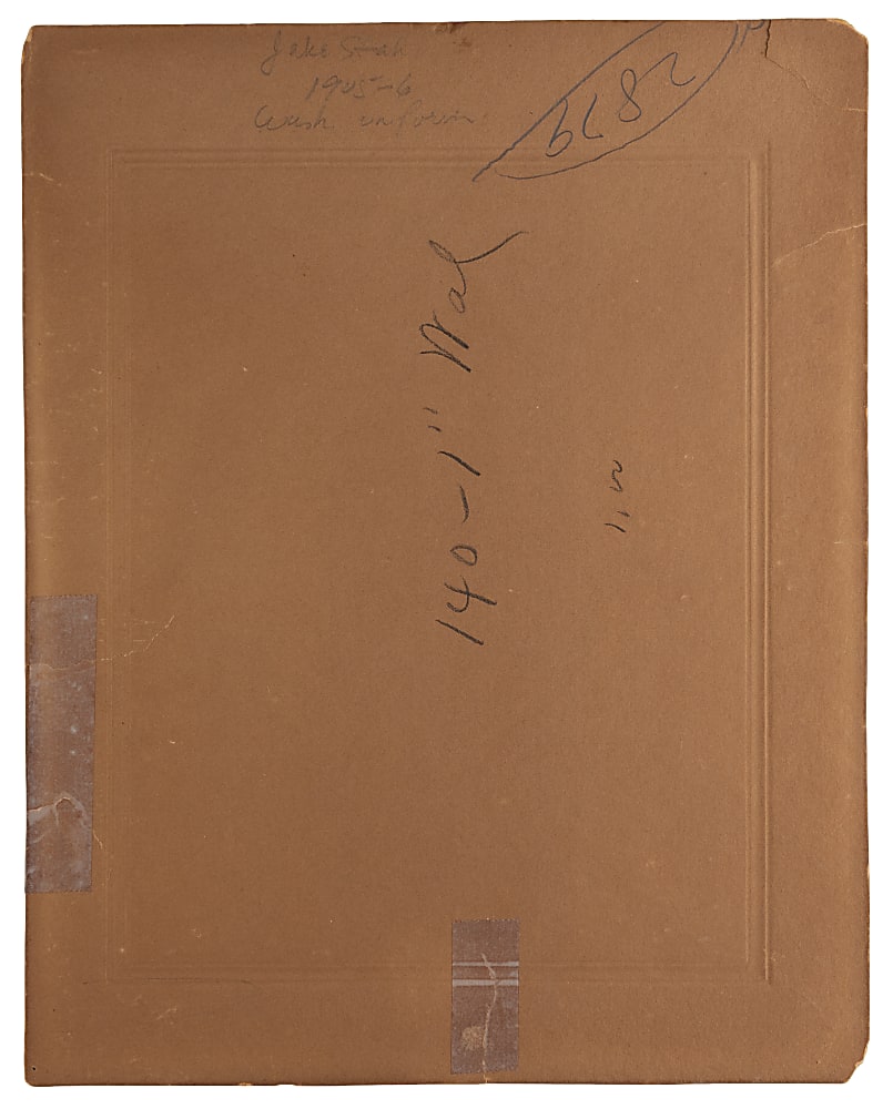 1904-1906 Jake Stahl Washington Nationals Large Format Cabinet Photograph