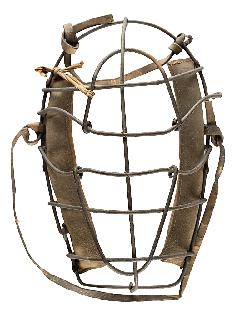 Circa 1890s Birdcage Catcher's Mask