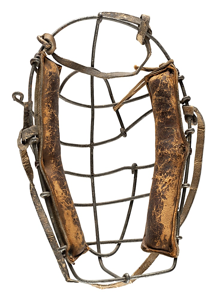 Circa 1890s Birdcage Catcher's Mask