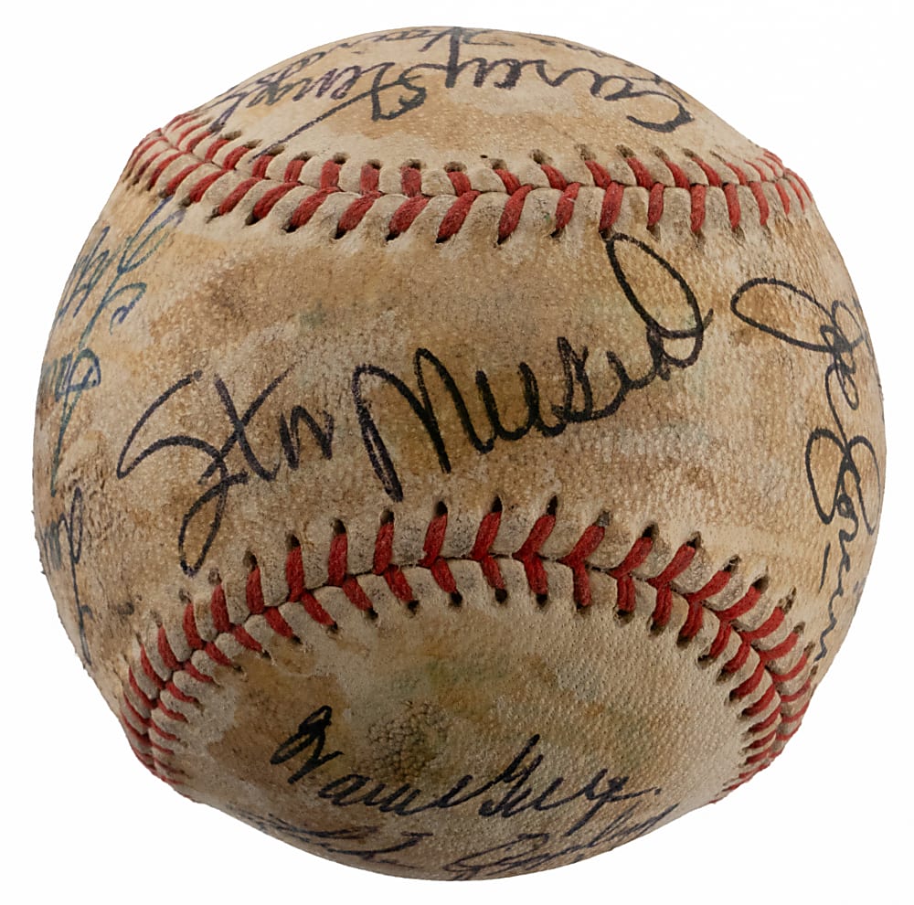 1972 Hall of Fame Induction Attendees Multi-Signed Baseball with (19) Signatures Including Stengel, Koufax & Hooper - Full JSA LOA
