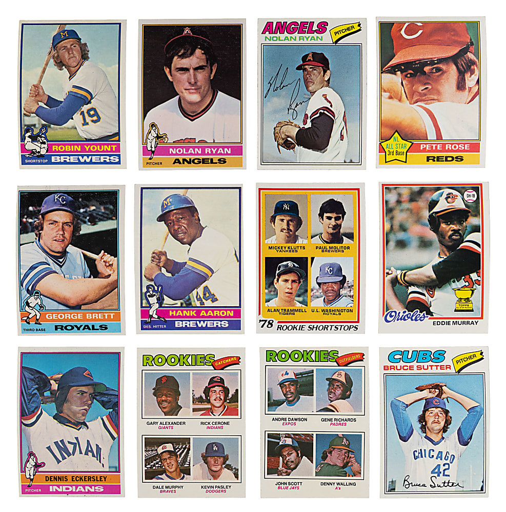 1975-1979 Topps, TCMA & SSPC Complete Set Collection (6)