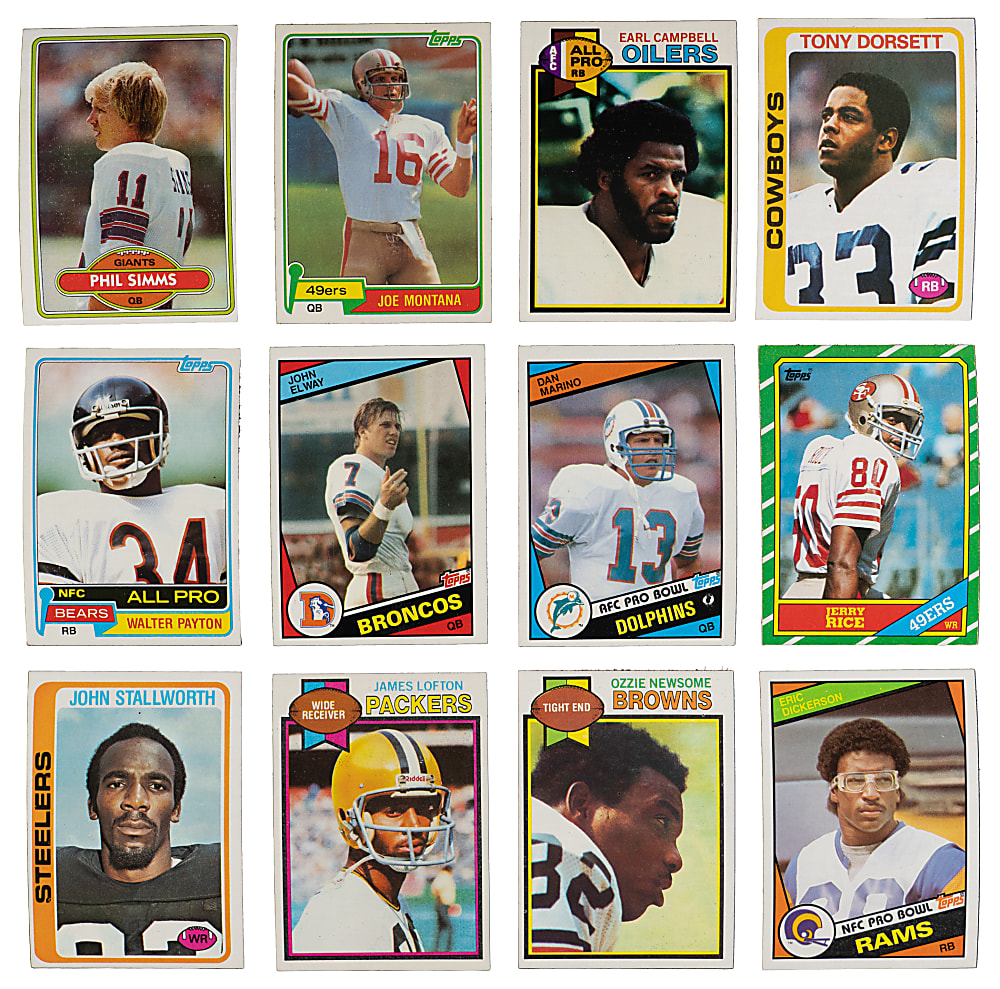 1978-1989 Topps Football Complete Sets (11) with 1981, 1984 & 1986 Including Several Hall of Fame Rookies