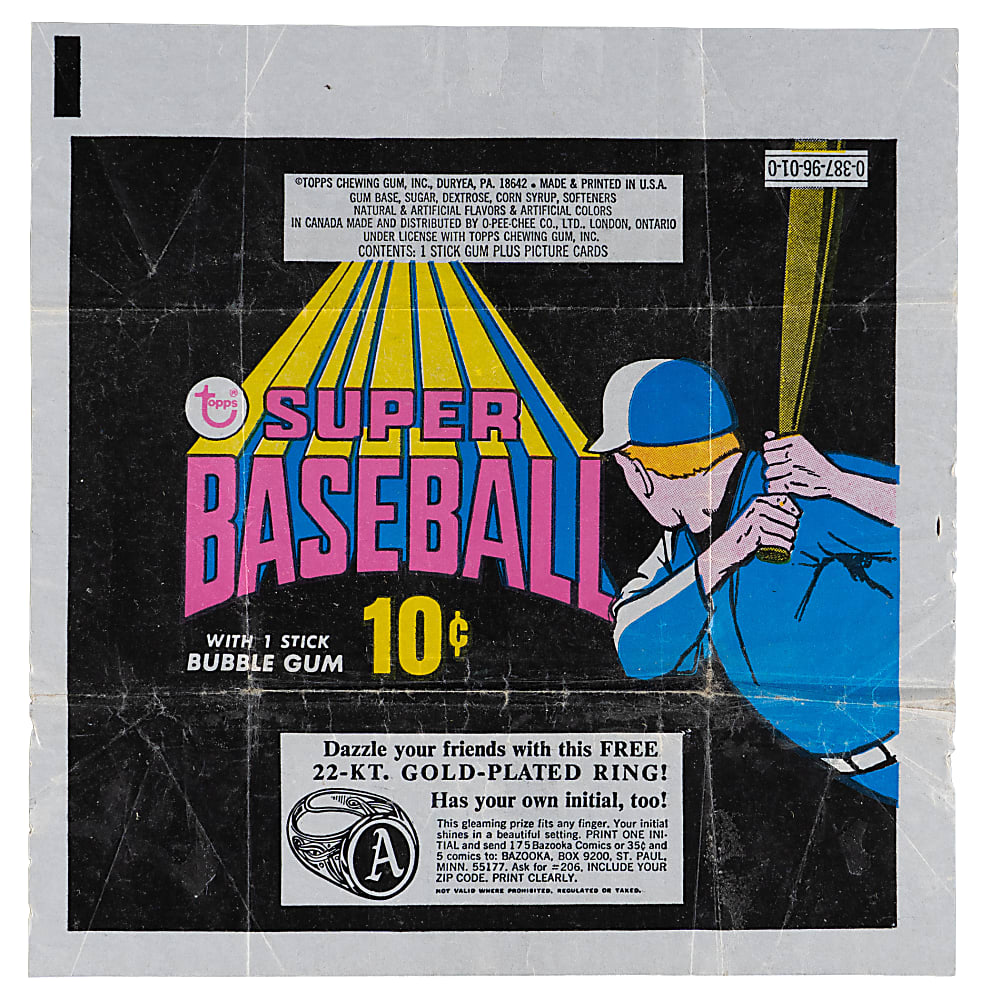 1970 Topps Super Complete Set (42) Plus Wrapper