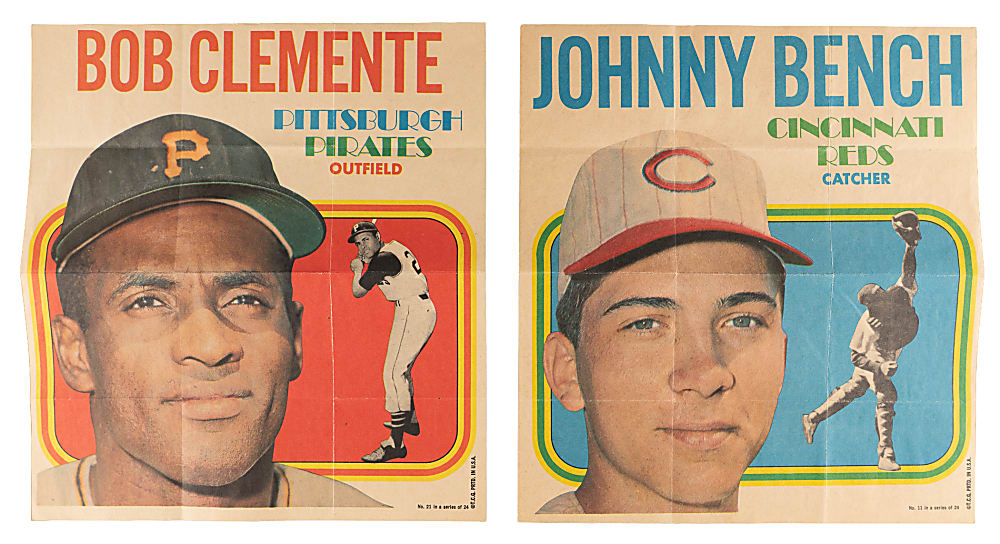 1970 Topps Insert Complete Set Trio with Posters, Scratch-Offs & Story Booklets