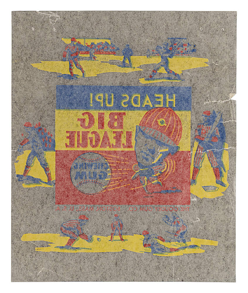 Scarce 1938 Goudey Heads Up Wrapper