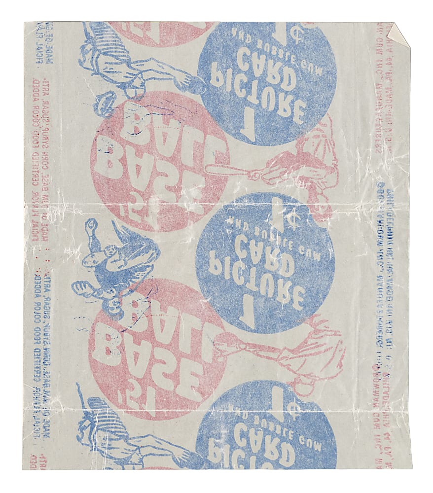1951 Bowman Baseball 1-Cent Wrapper
