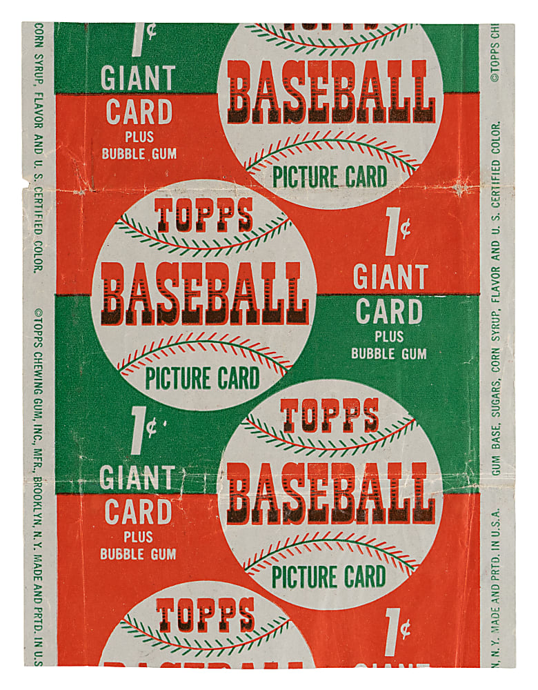 1952 Topps 1-Cent Wrapper