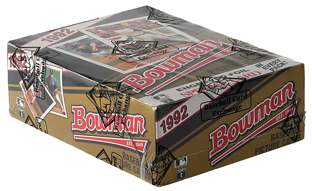 1992 Bowman Unopened Wax Box BBCE