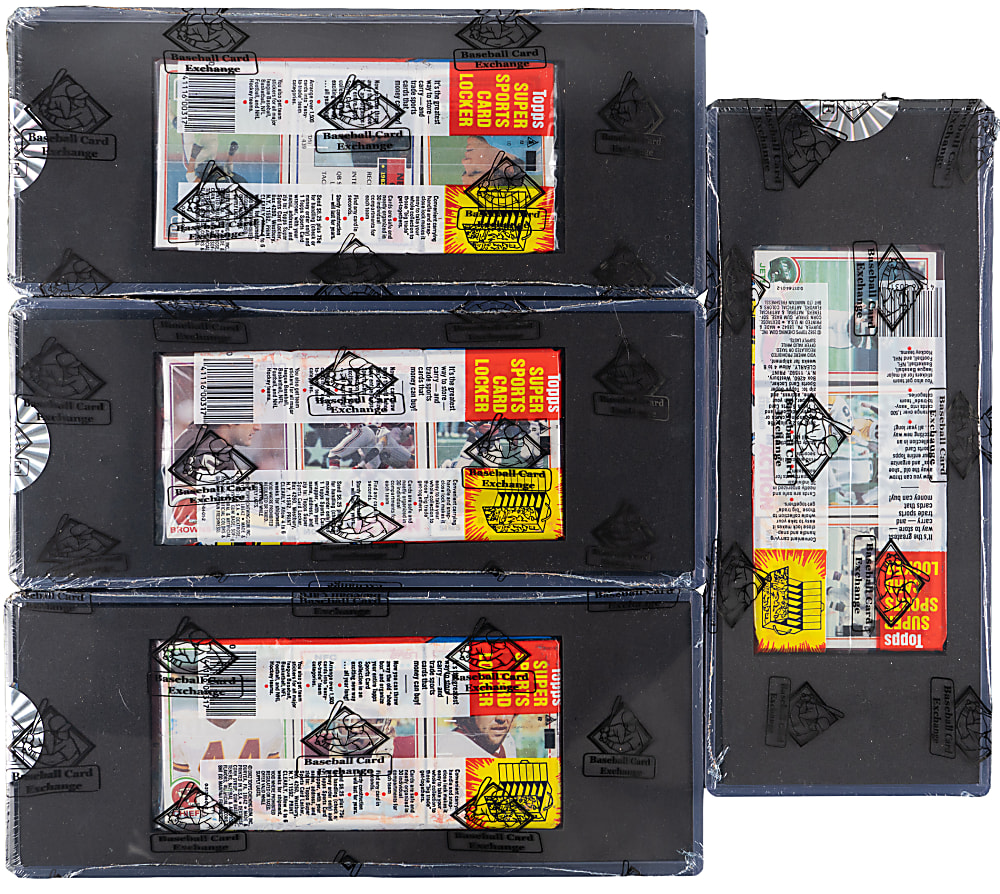 1982-1983 Topps Football Unopened Rack Pack Quartet - Each BBCE