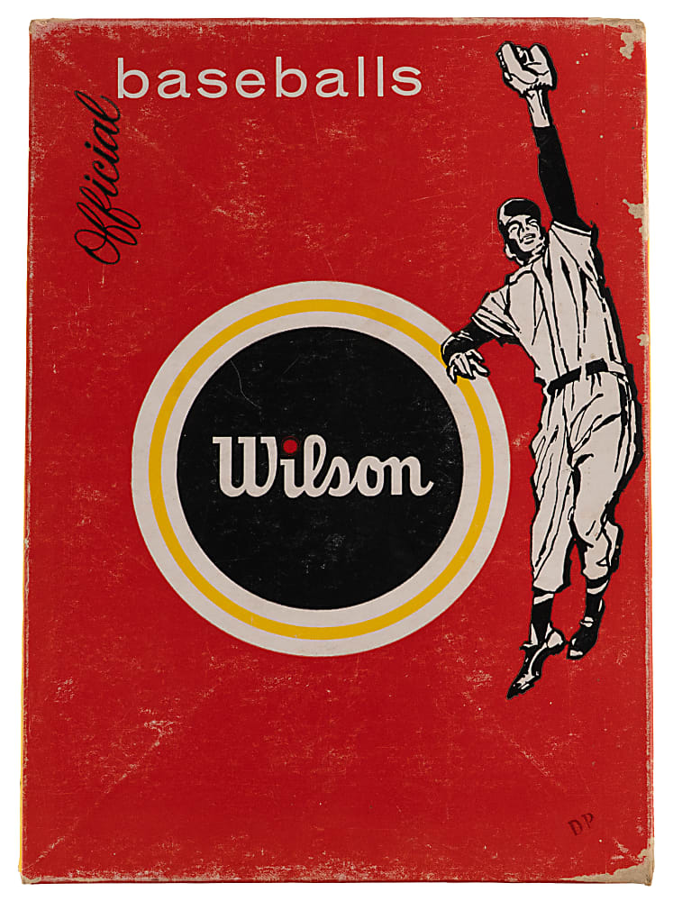 1960s Wilson Official Pacific Coast League Baseballs (12) Sealed in Boxes with Display Case