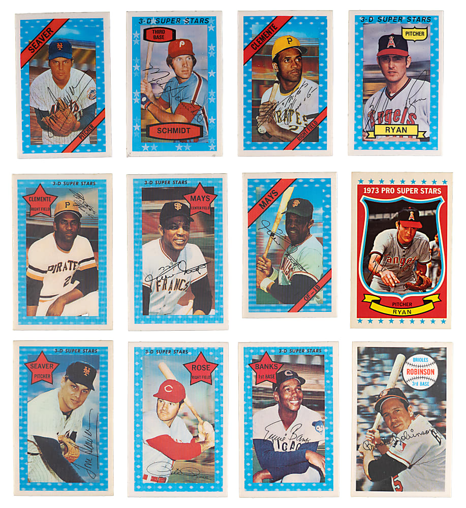 1970-1982 Kellogg's Collection (697) Total Cards with (12) Complete Sets