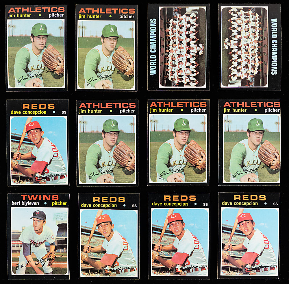 1970 & 1971 Topps Singles Collection (750+) with (60+) Hall of Famers & 1970 Starter Set
