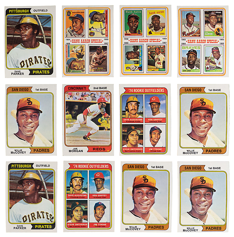1974 Topps Collection (1,375+) with (110+) Hall of Famers