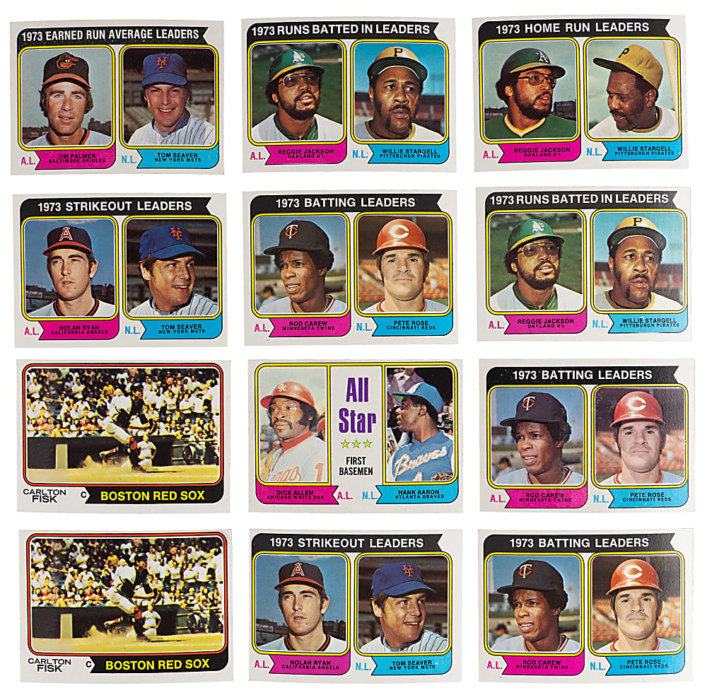1974 Topps Collection (1,375+) with (110+) Hall of Famers