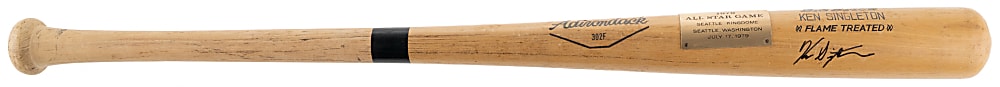 1979 Ken Singleton Signed All-Star Game Commemorative Bat - JSA Certified