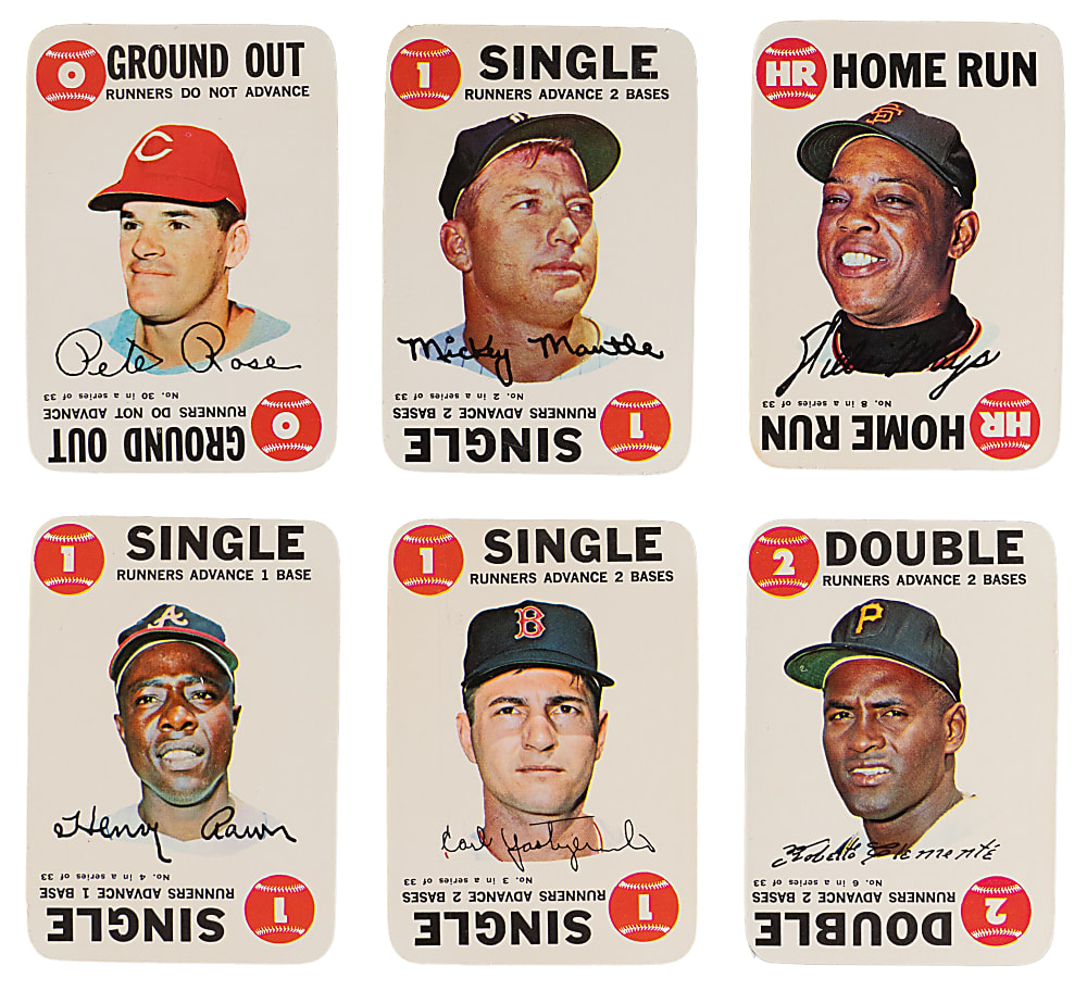 1968 Topps Game Complete Set (33) - Clean!