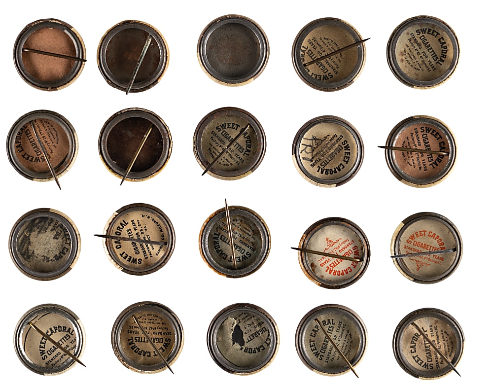 1910 P2 Sweet Caporal Pins Collection (102) with (11) Hall of Famers Including Christy Mathewson & Cy Young