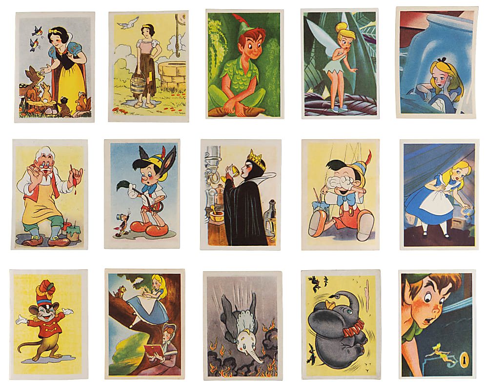 1940s-1950s De Beukelaer Biscuits (Belgium) Disney Related Complete Sets (5)