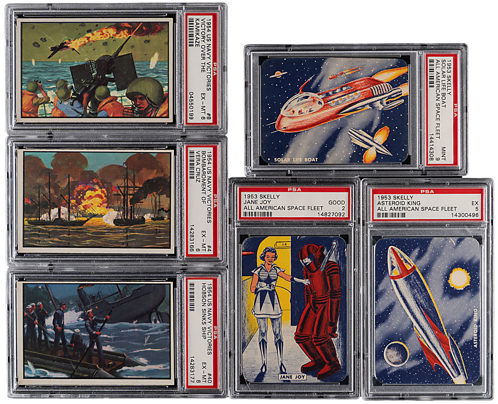 1934-1954 Non-Sport PSA Graded Collection (12) with Tough Issues