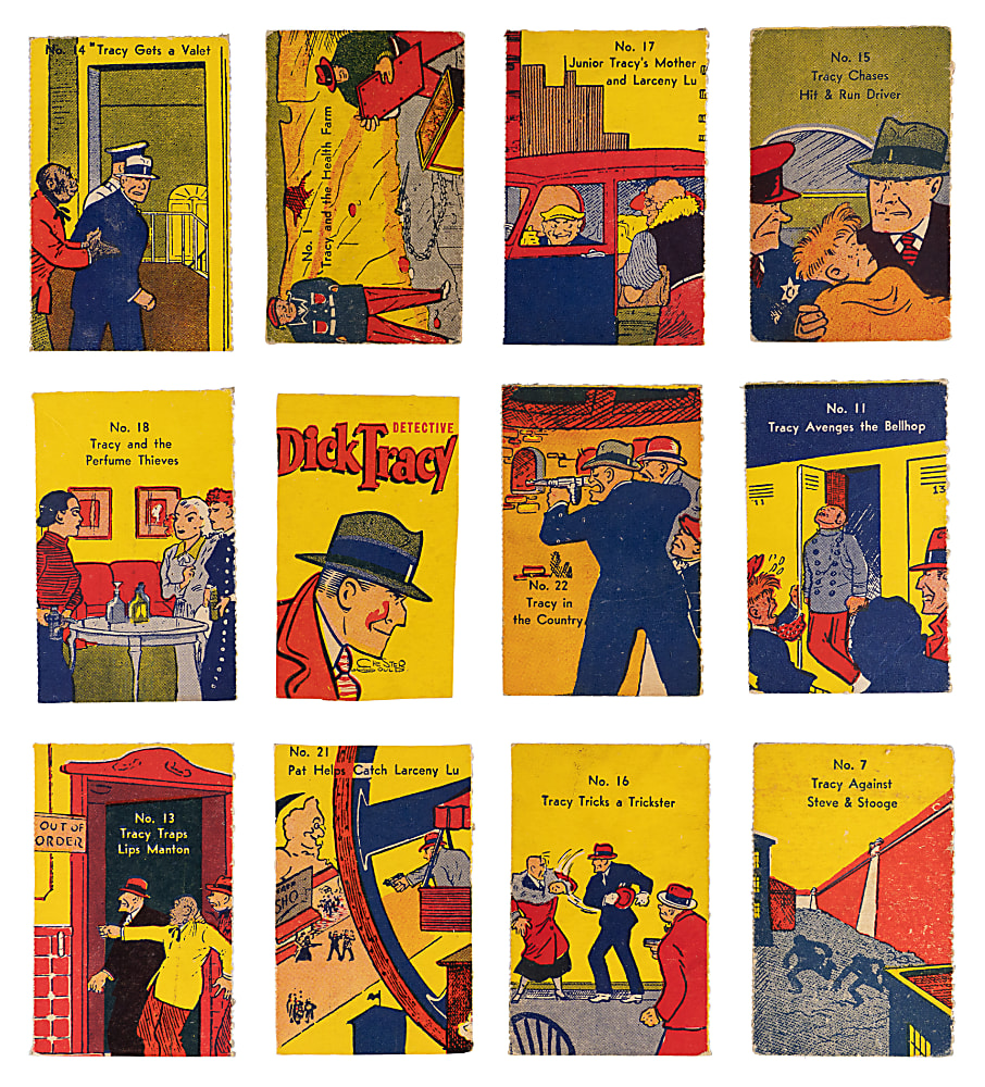 1930s R42 Novel Package Dick Tracy Near Complete Set (23/24) Plus Coupon - Tough!