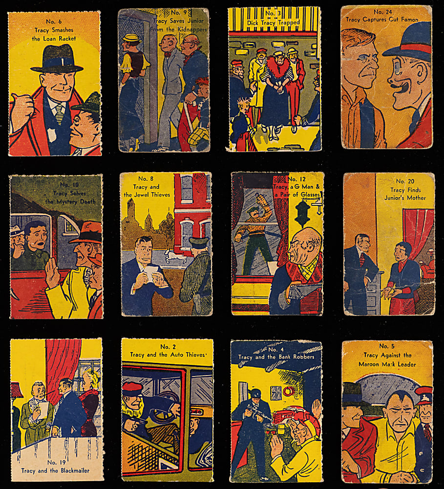 1930s R42 Novel Package Dick Tracy Near Complete Set (23/24) Plus Coupon - Tough!