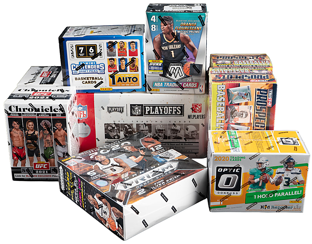 1993-2021 Multi-Sport Unopened Box Collection (23) with (2) 2020 Donruss Optic Football Blasters