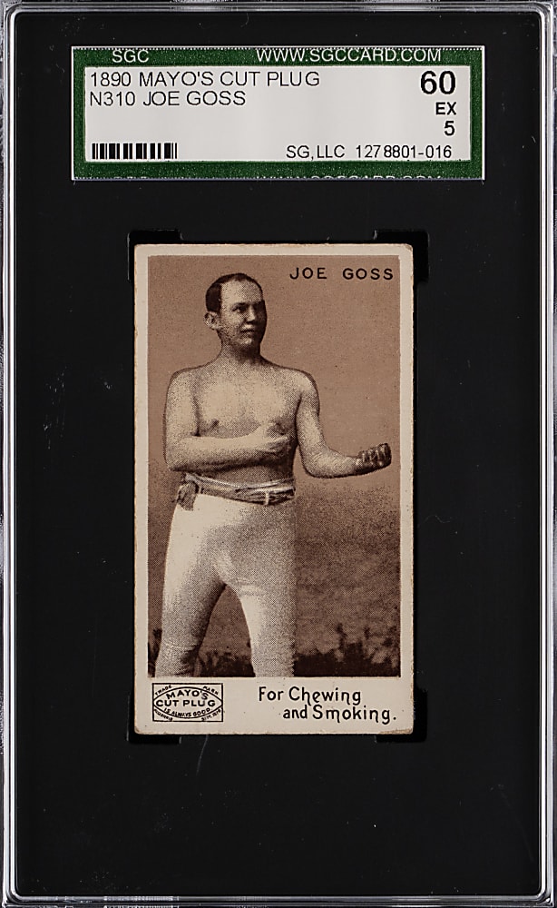 1890 N130 Mayo's Cut Plug Joe Goss SGC 60 EX 5 - None Higher!