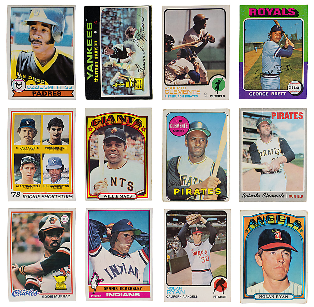 1969-1979 Topps Hall of Fame & Superstar Collection (80) - Loaded with (9) Hank Aaron, (8) Nolan Ryan & Several Rookies!