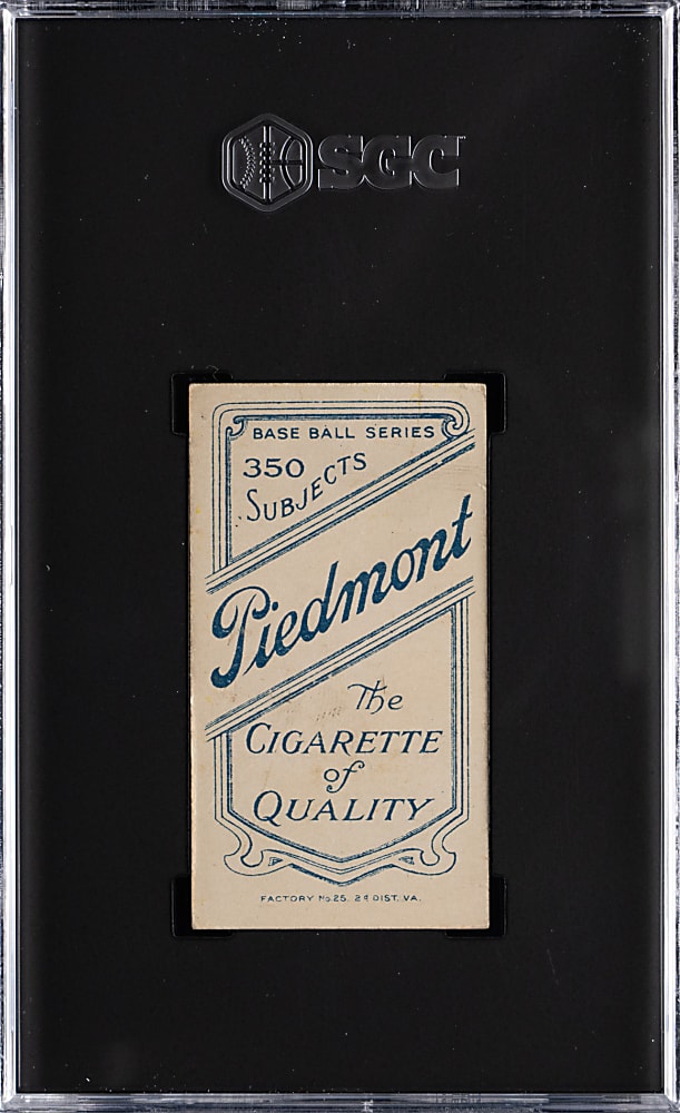 1909-1911 T206 White Border Johnny Evers with Bat, Chicago on Shirt SGC EX 5