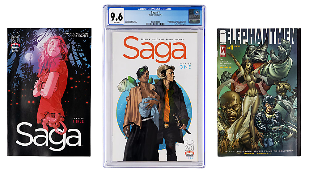 Modern Age Dark Horse/Image Comics Collection (1,300+) with Saga #1 CGC 9.6