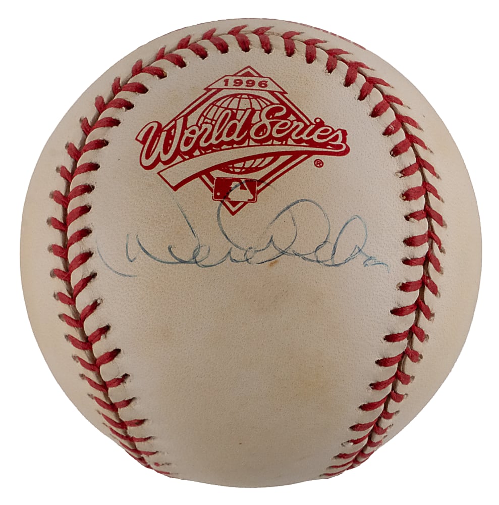 Derek Jeter Single-Signed 1996 Official World Series Baseball